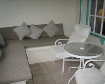 Antigua 005  Balcony seating - lovely when it wasn't wet.