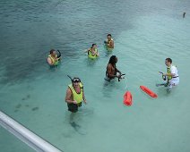 Antigua 013  Getting ready to snorkel