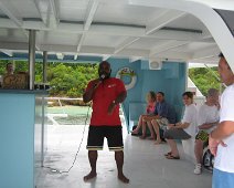 Antigua 018  Reggae entertainment on the boat as we toured around the island.