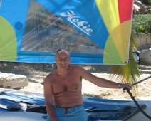 Antigua 063  Man on a boat.
