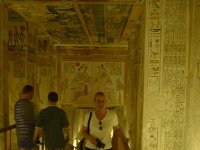 tomb  Inside one of the tombs at the Valley of the Kings