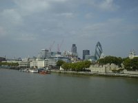 DSC00243  The fabulous (erotic) gherkin building viewed from Tower Bridge